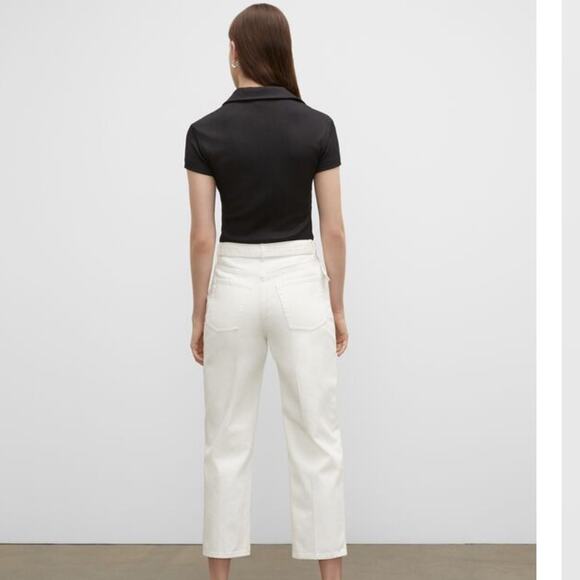 NEW Club Monaco Ecru The Easy Crop Jeans, NWT, Size 31, MSRP $130 - Picture 9 of 11